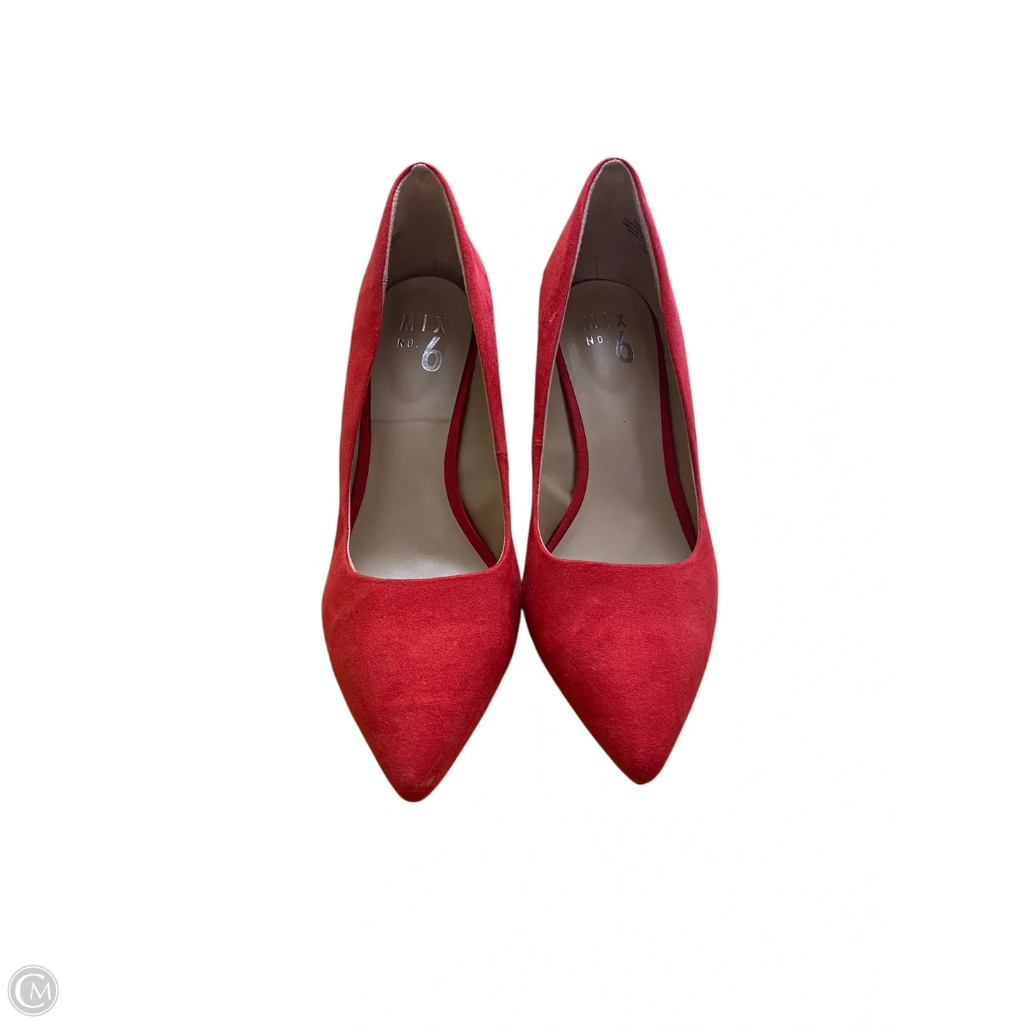 Shoes Heels Stiletto By Mix No 6 In Red, Size: 9.5