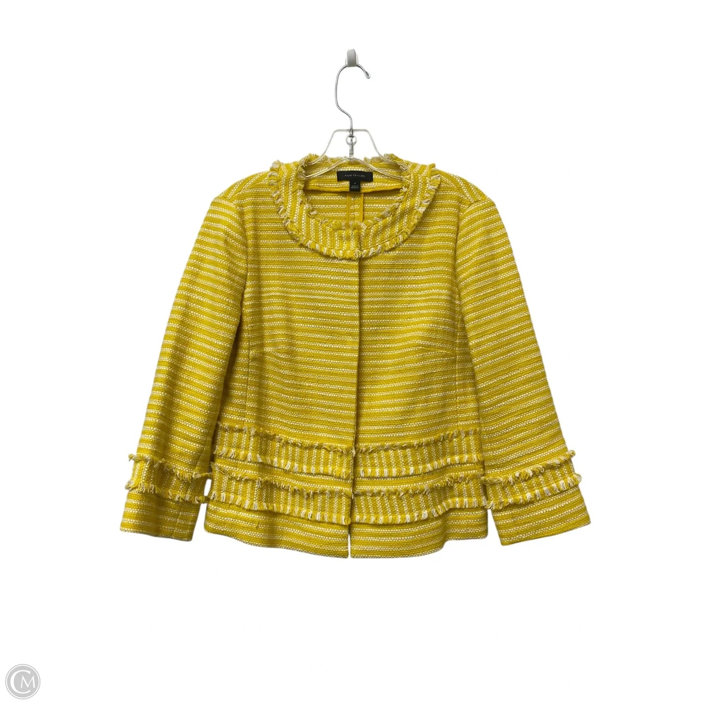 Jacket Other By Ann Taylor In Yellow, Size: 4