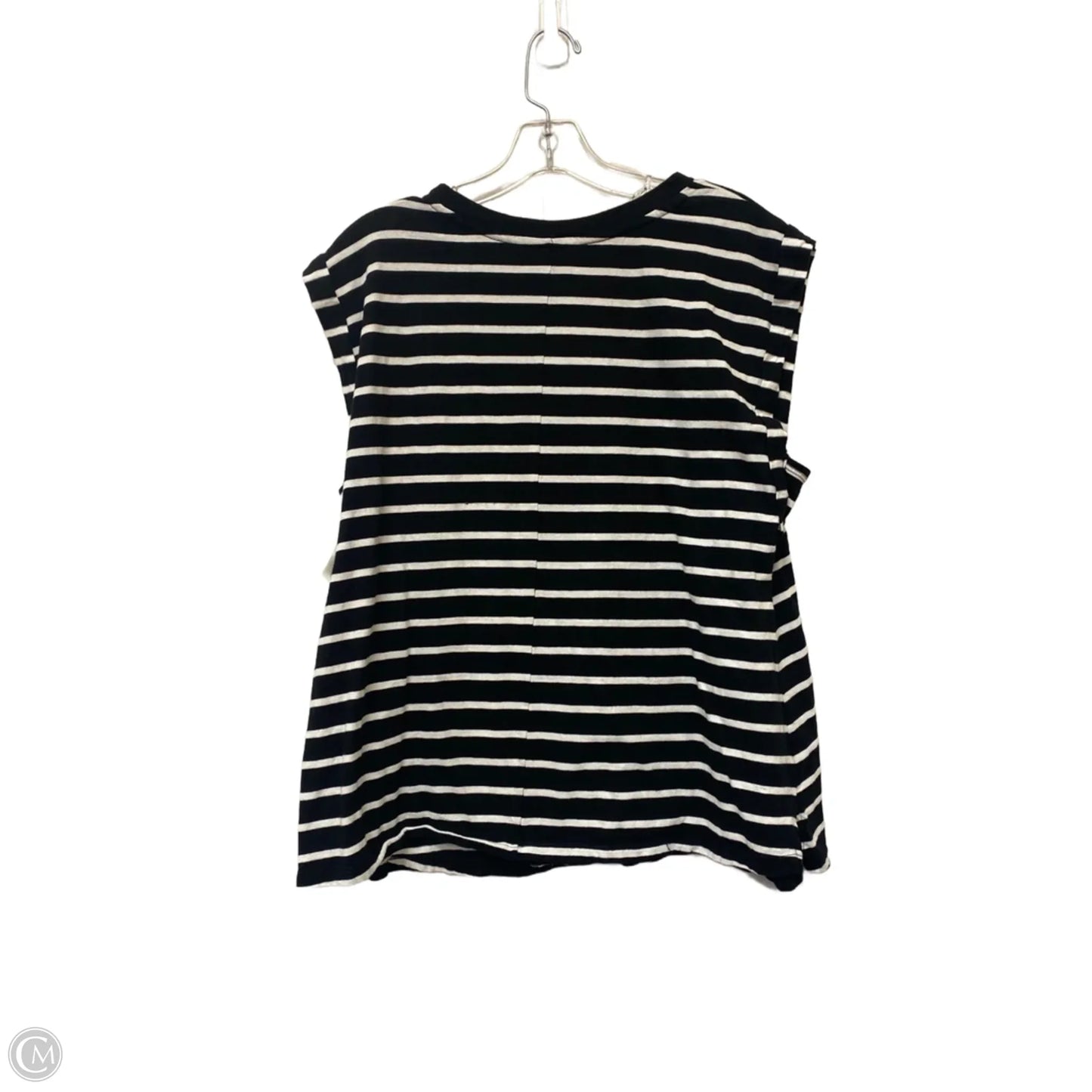 Top Sleeveless Basic By Ava & Viv In Striped Pattern, Size: Xxl