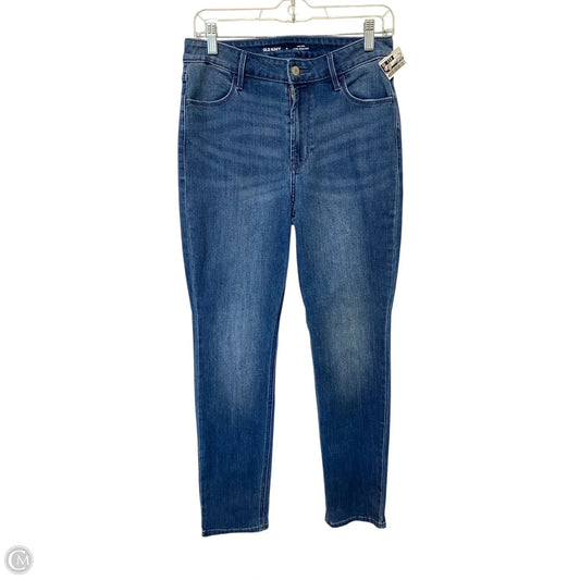 Jeans Straight By Old Navy In Blue Denim, Size: 8