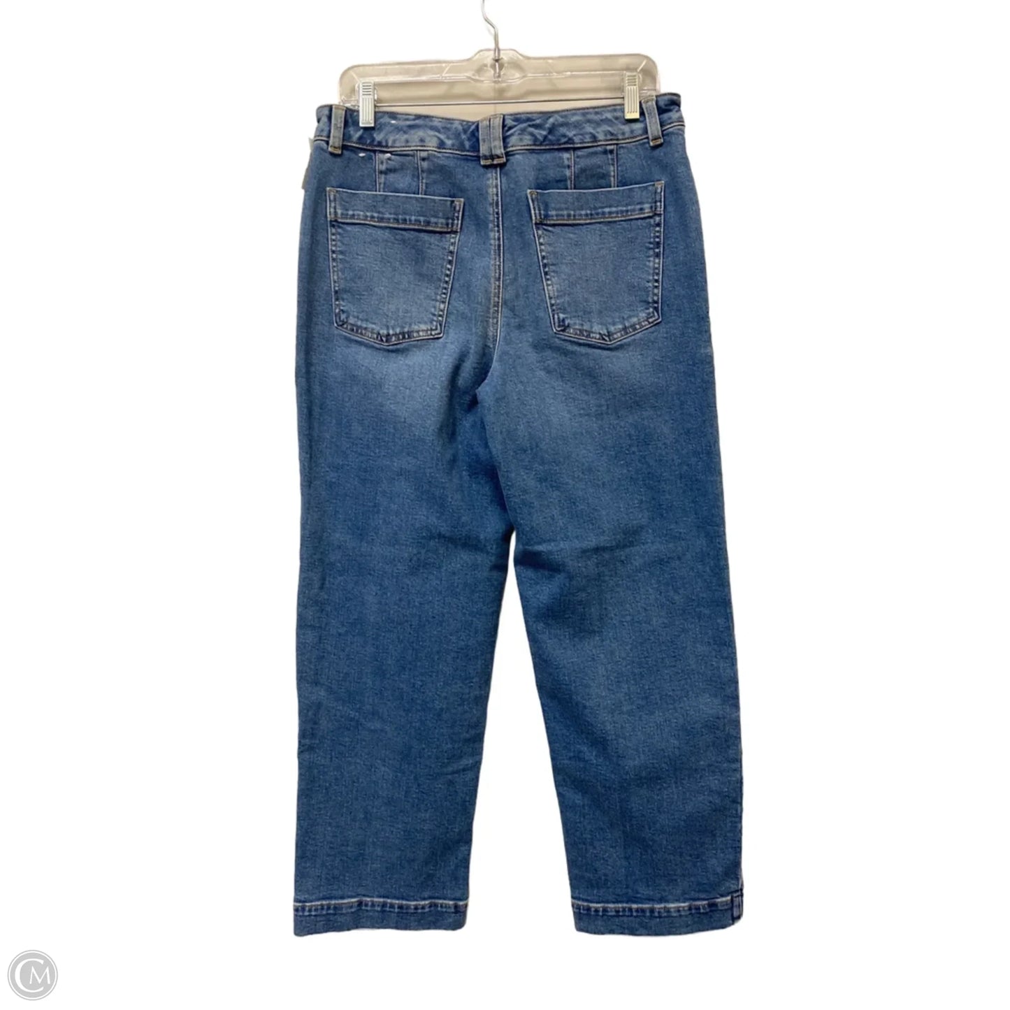 Jeans Straight By Talbots In Blue Denim, Size: 6