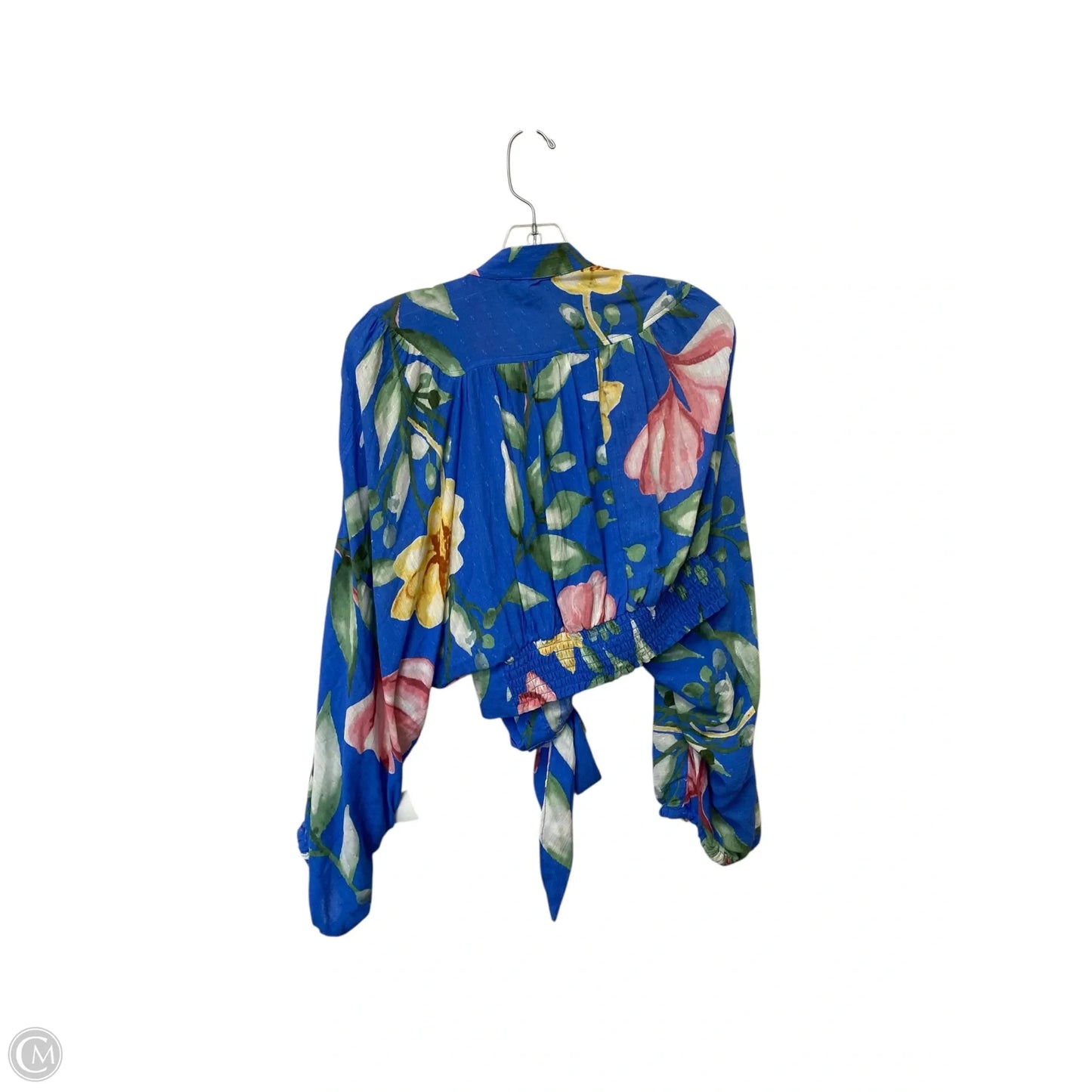 Top Long Sleeve By Rachel Roy In Floral Print, Size: L