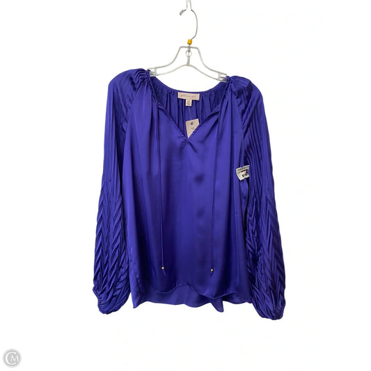 Top Long Sleeve By Philosophy In Purple, Size: M