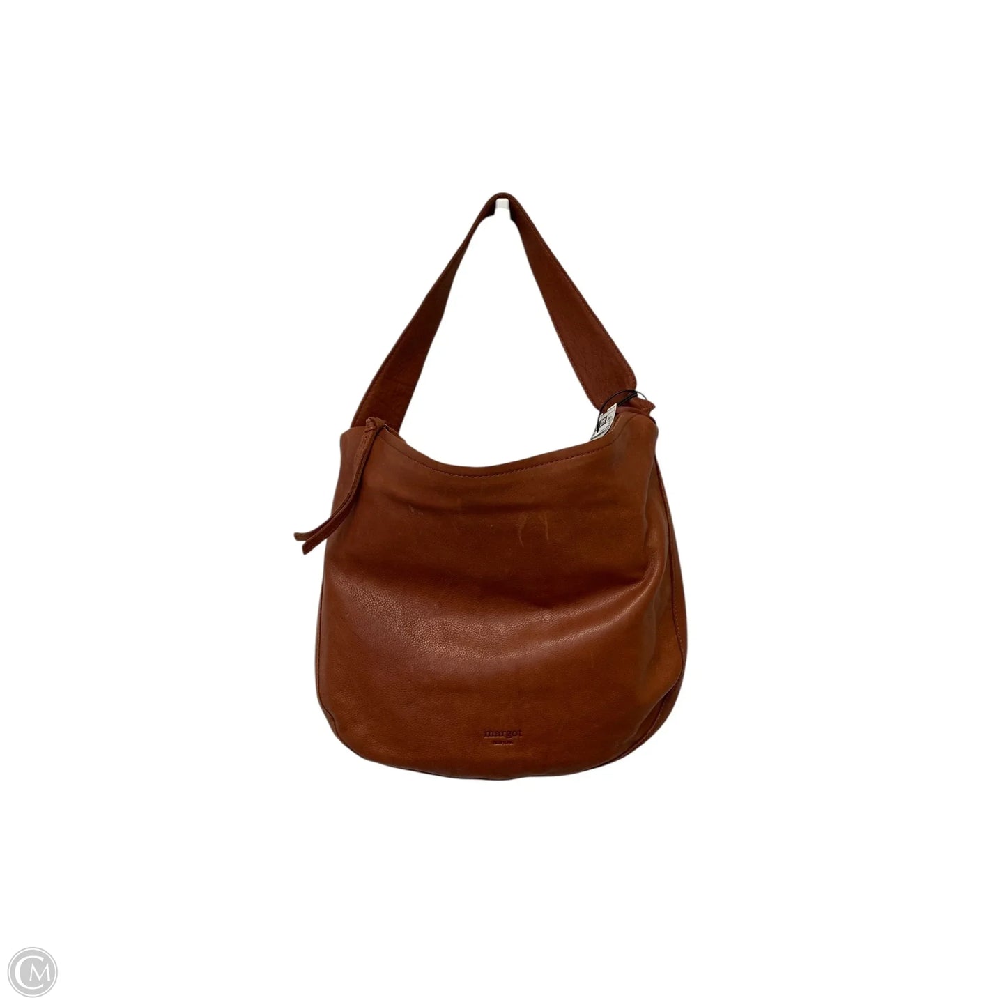 Handbag Leather By Margot, Size: Large