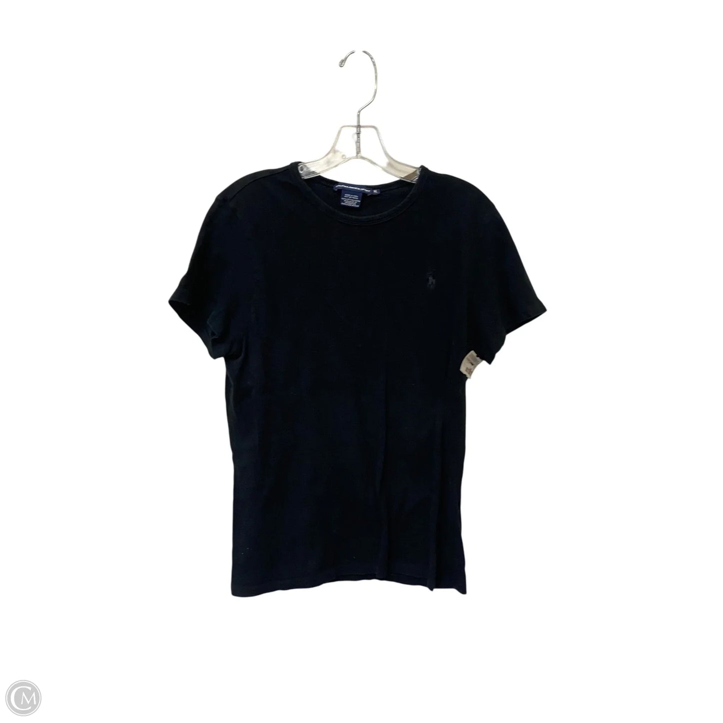 Top Short Sleeve Basic By Ralph Lauren In Black, Size: Xl