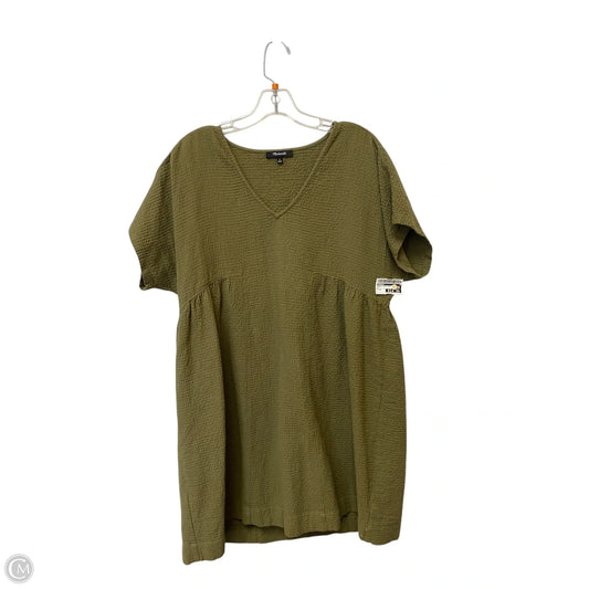 Dress Casual Midi By Madewell In Green, Size: M