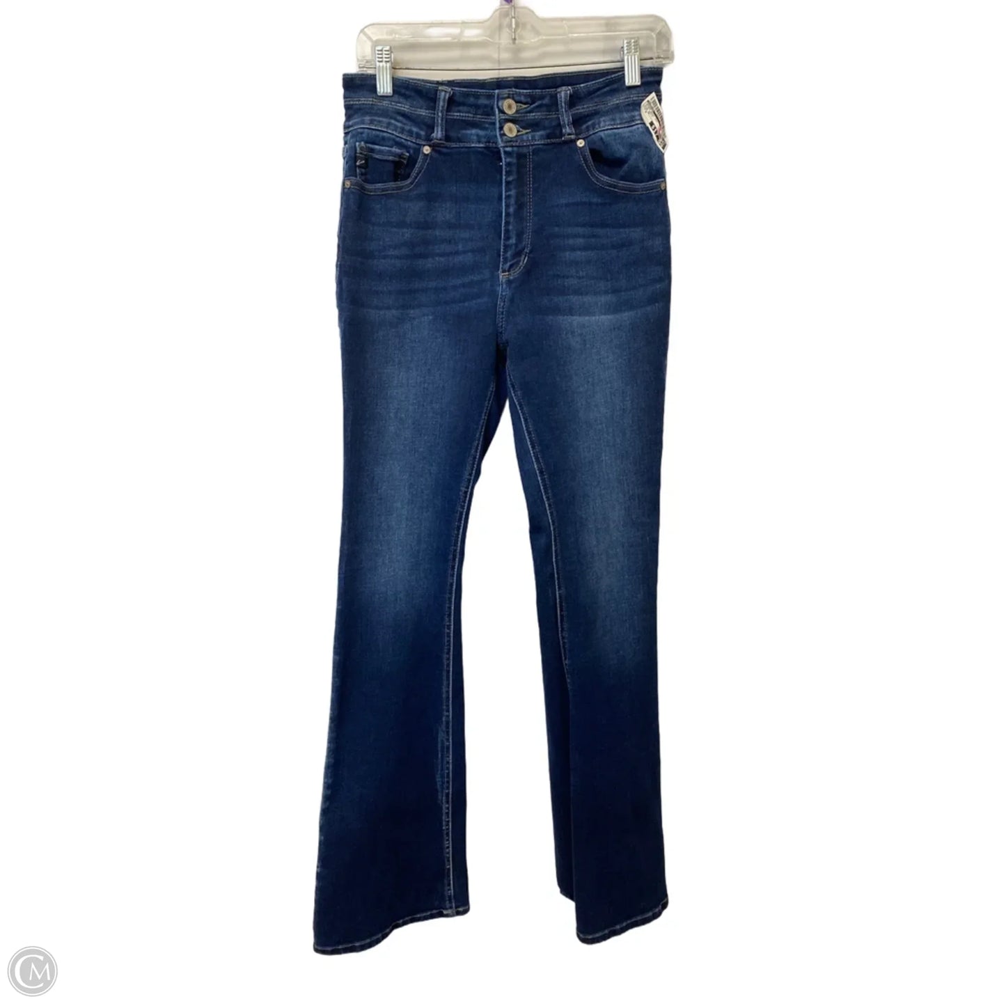 Jeans Boot Cut By Kancan In Blue Denim, Size: 6