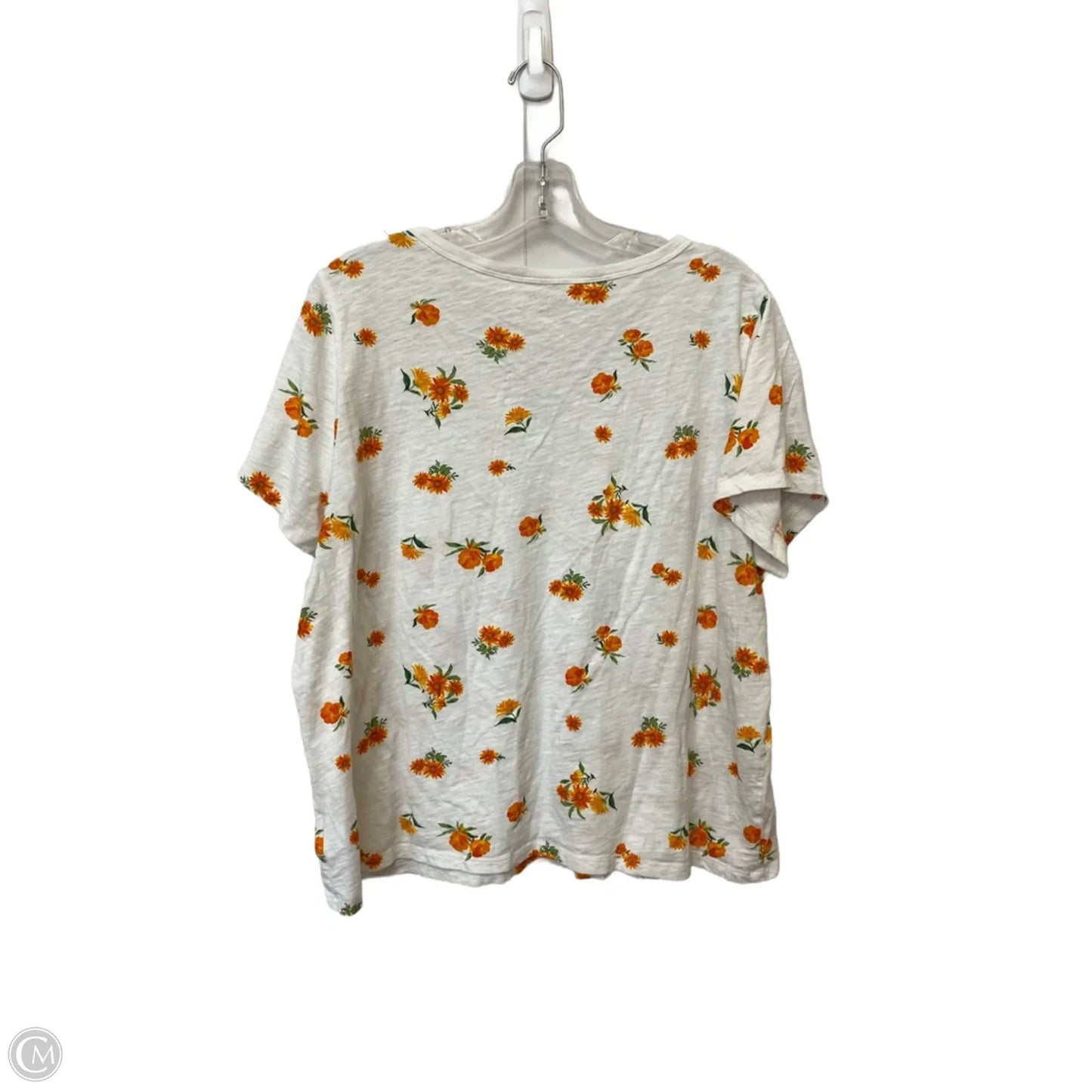 Top Short Sleeve By Old Navy In Floral Print, Size: Xl