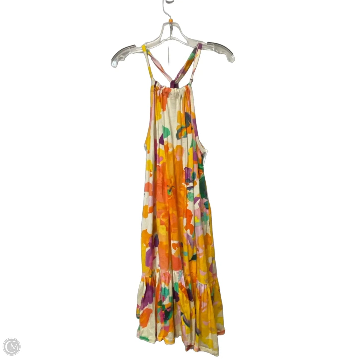 Dress Casual Midi By Daily Practice By Anthropologie In Floral Print, Size: S