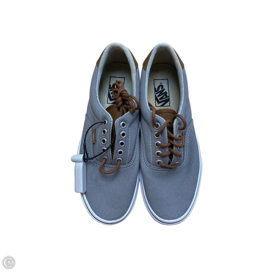 Shoes Flats By Vans In Grey, Size: 8