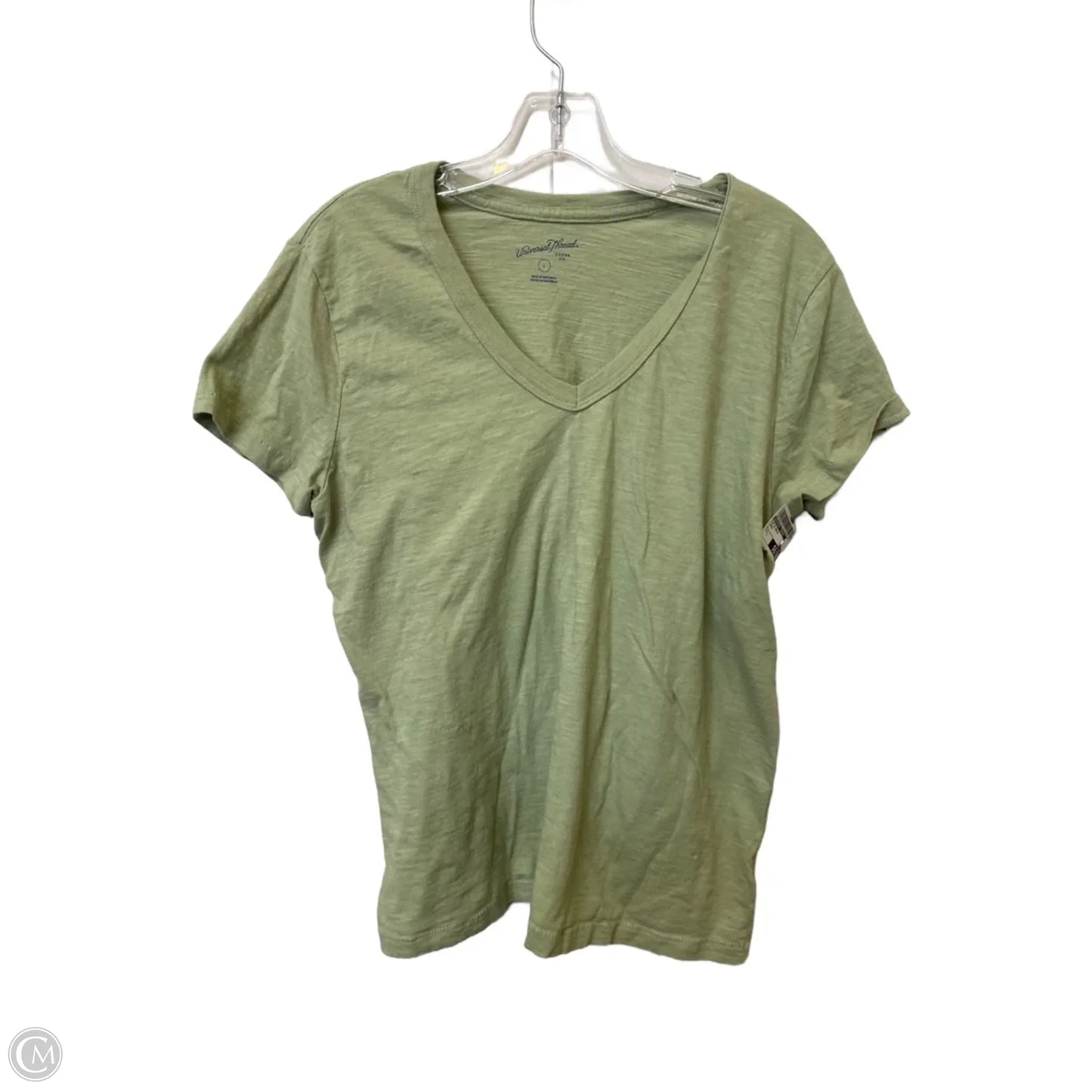 Top Short Sleeve Basic By Universal Thread In Green, Size: L