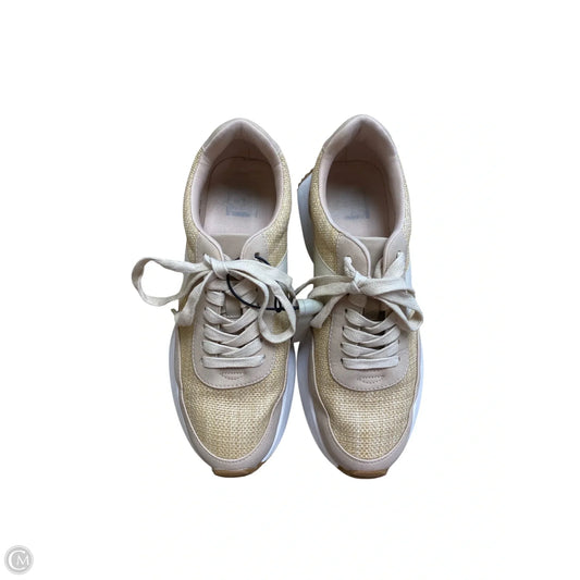 Shoes Sneakers By Clothes Mentor In Tan, Size: 9.5