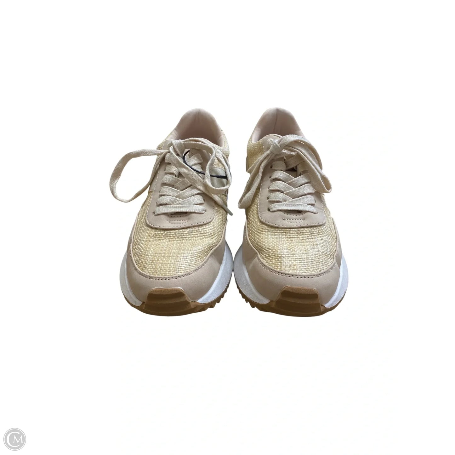 Shoes Sneakers By Clothes Mentor In Tan, Size: 9.5
