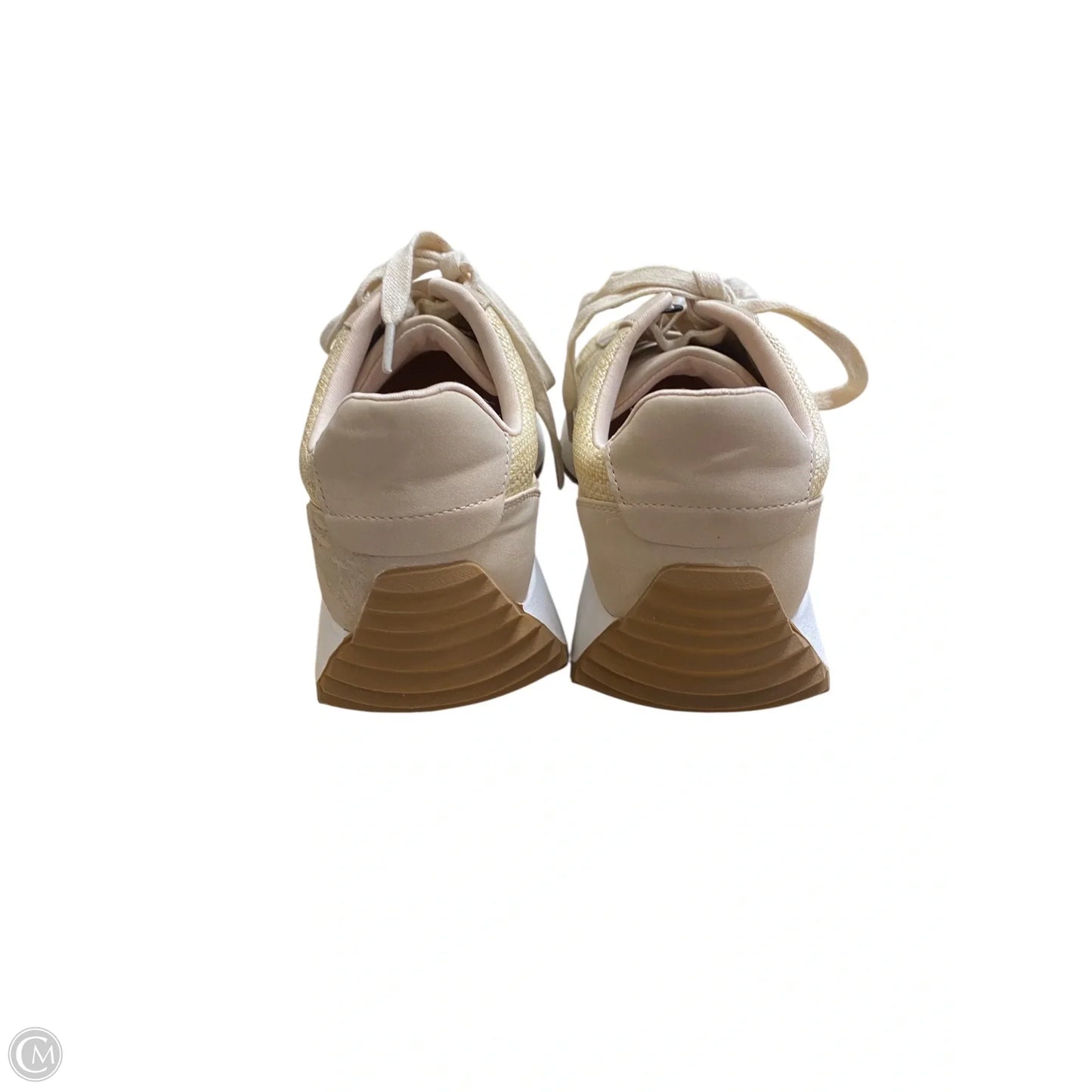 Shoes Sneakers By Clothes Mentor In Tan, Size: 9.5