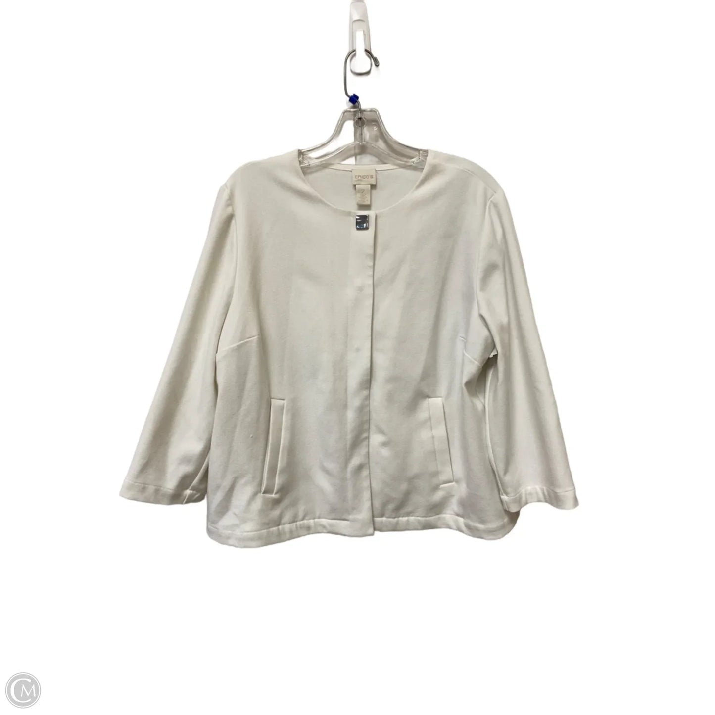 Jacket Other By Chicos In White, Size: 2