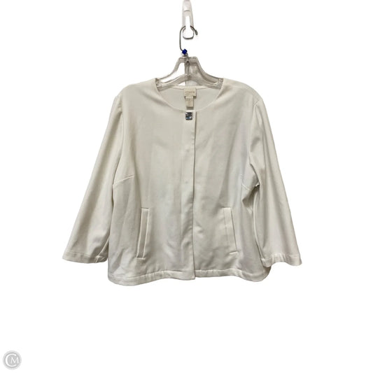 Jacket Other By Chicos In White, Size: 2