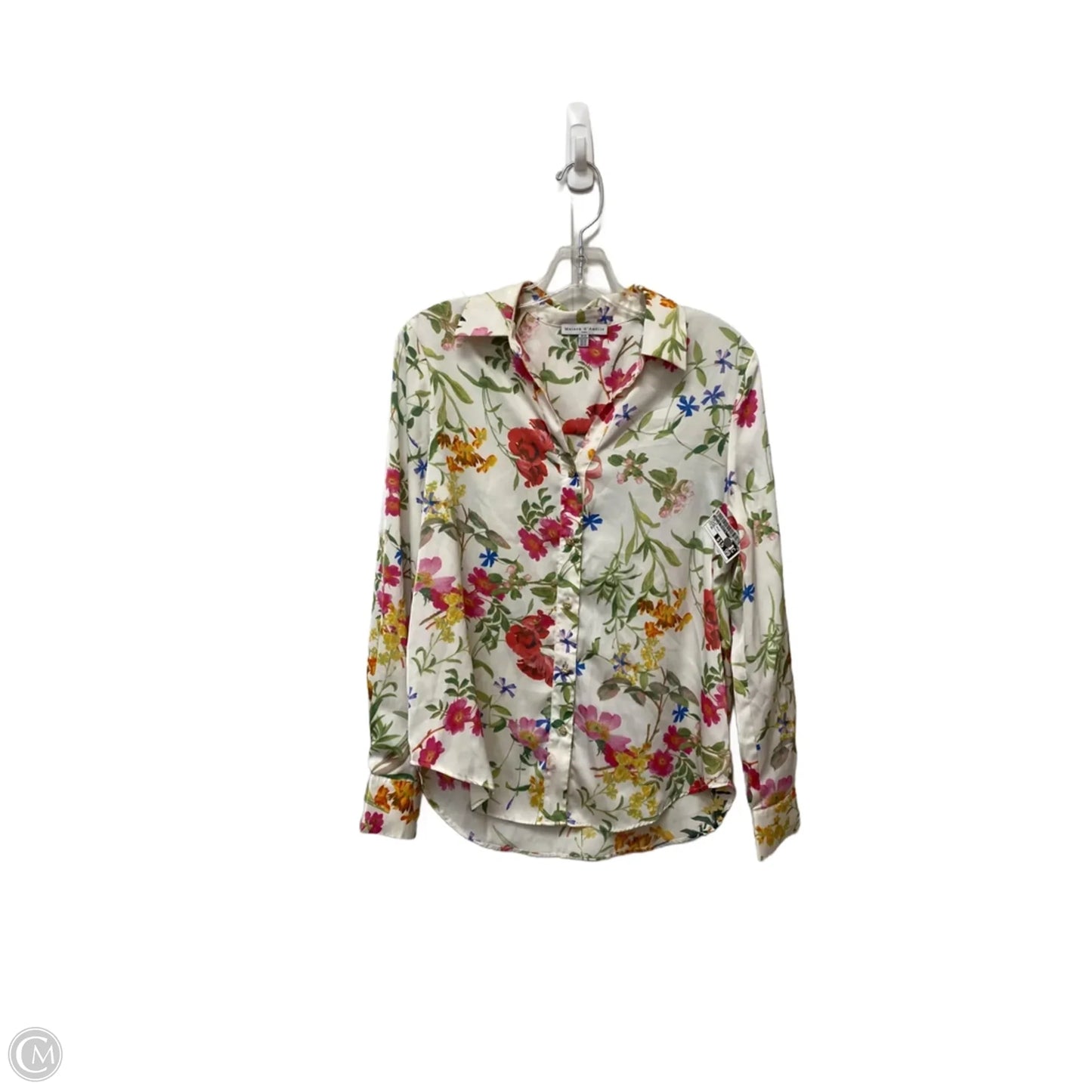 Top Long Sleeve By Maison Damelie In Floral Print, Size: Xs