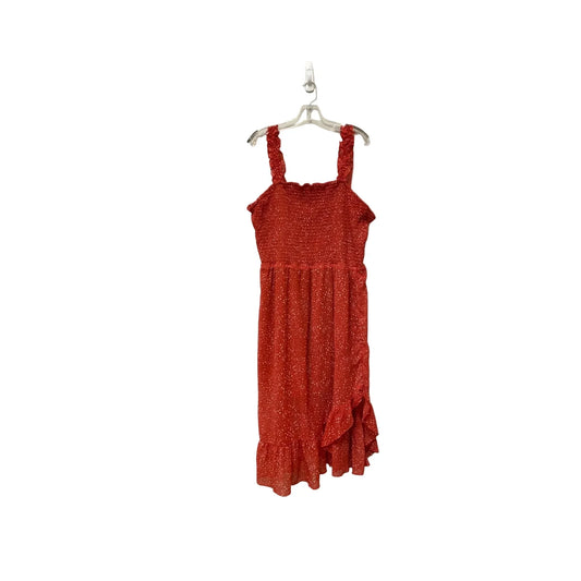 Dress Casual Midi By Maurices In Red, Size: 3x