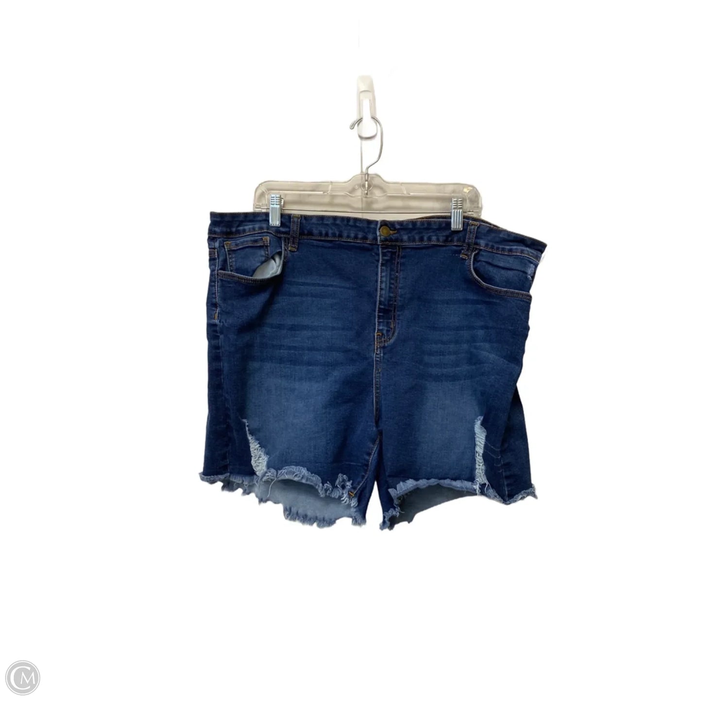 Shorts By Cme In Blue Denim, Size: 3x