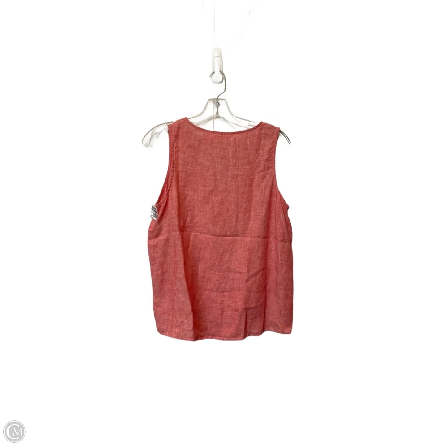 Top Sleeveless Basic By Isaac Mizrahi In Pink, Size: M