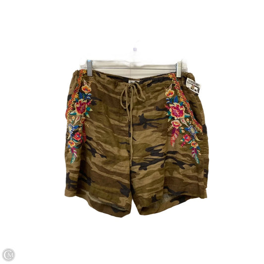Shorts By Johnny Was In Camouflage Print, Size: M