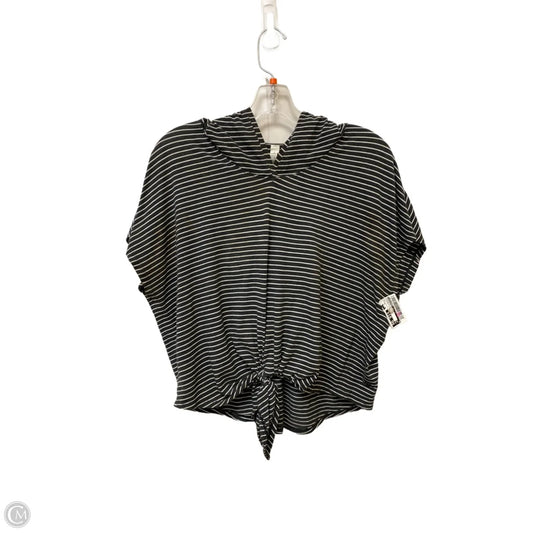 Athletic Top Short Sleeve By Lululemon In Striped Pattern, Size: 6