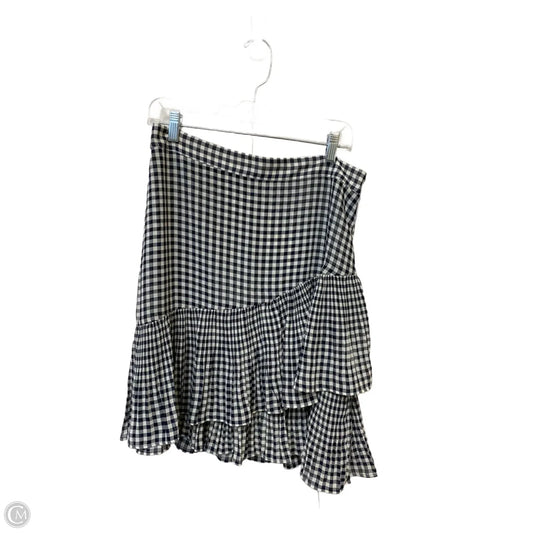 Skirt Midi By Ann Taylor In Black & White, Size: 6