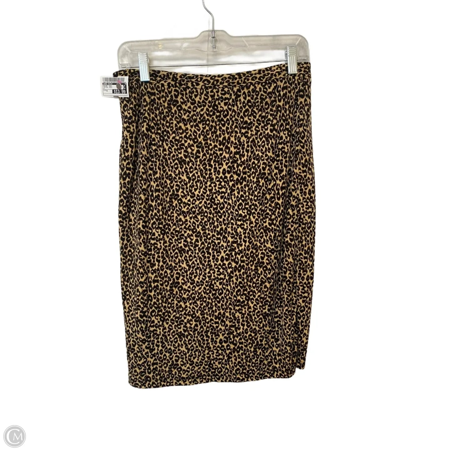 Skirt Midi By Ann Taylor In Animal Print, Size: 6