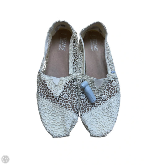Shoes Flats By Toms In Cream, Size: 7.5