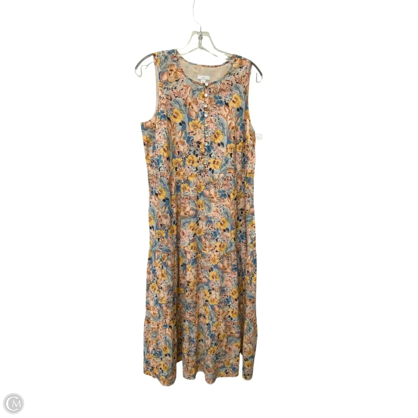 Dress Casual Maxi By J. Jill In Floral Print, Size: S