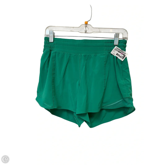 Athletic Shorts By Lululemon In Green, Size: 8