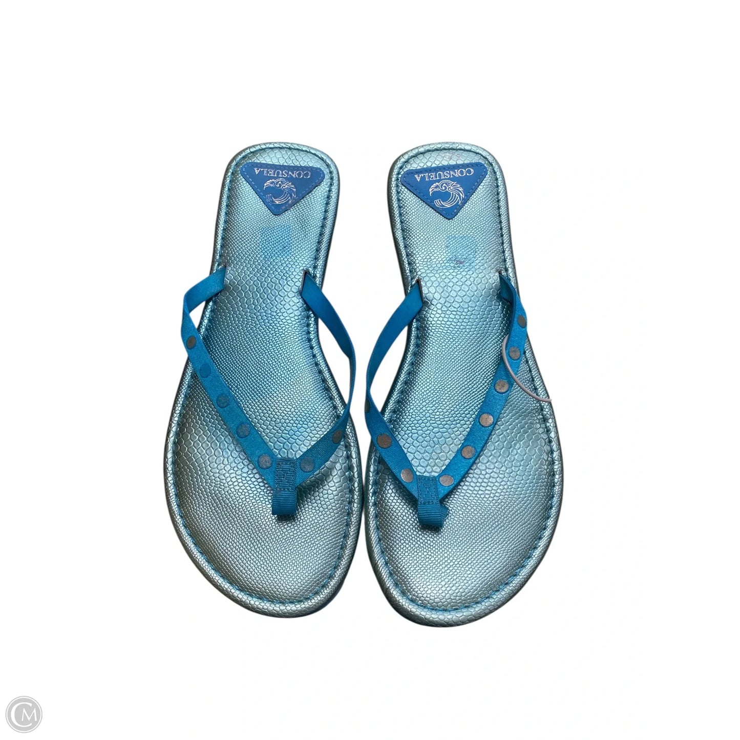 Sandals Flip Flops By Consuela In Blue, Size: 8