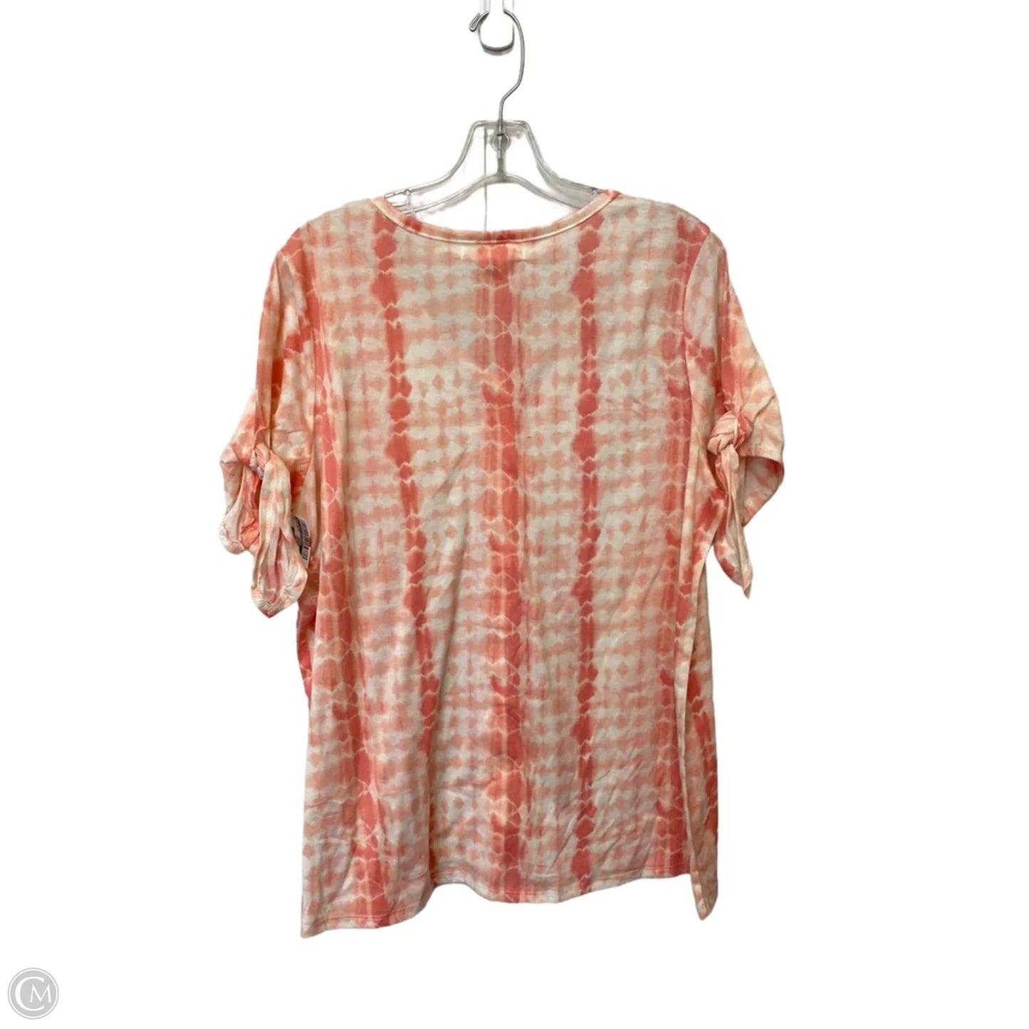 Top Short Sleeve Basic By New York Laundry In Pink, Size: 1x