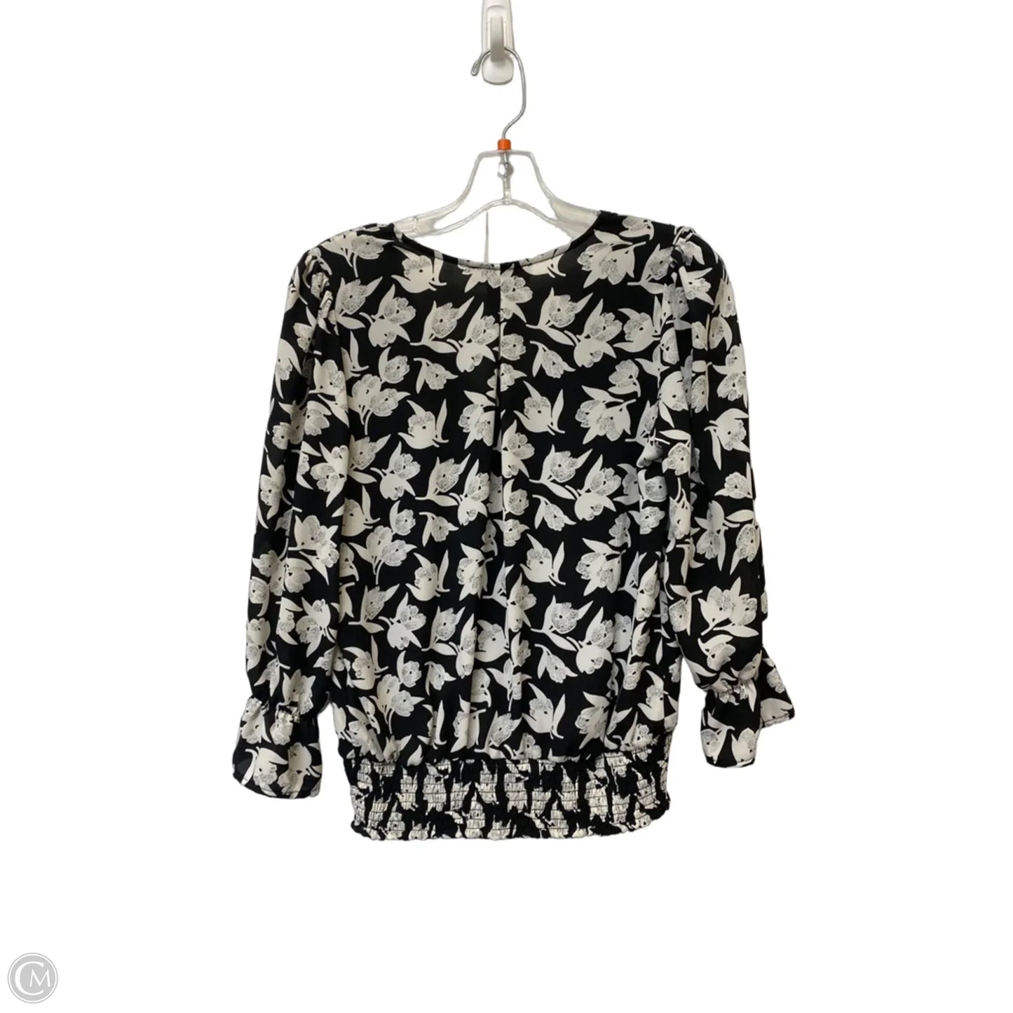 Top Long Sleeve By Philosophy In Black, Size: S