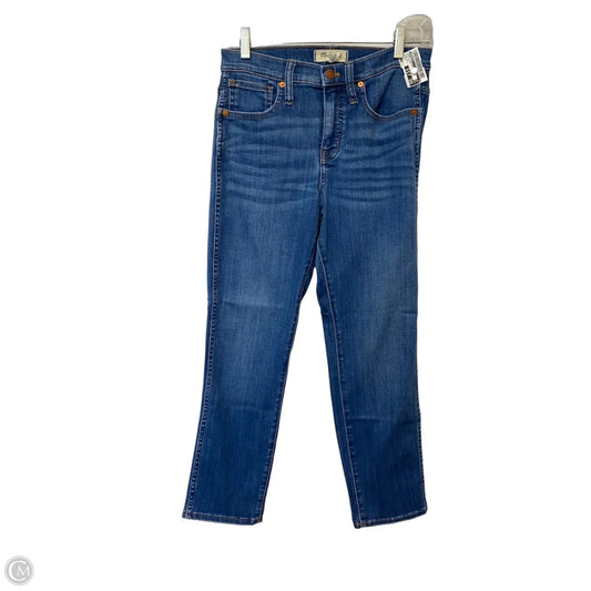 Jeans Straight By Madewell In Blue Denim, Size: 2