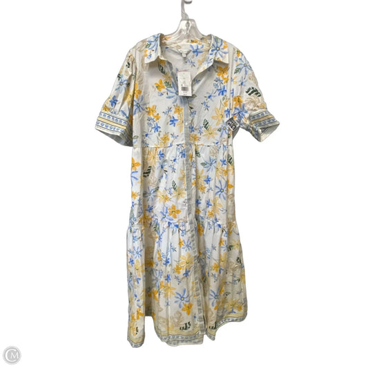Dress Casual Maxi By Crown And Ivy In Floral Print, Size: Xxl