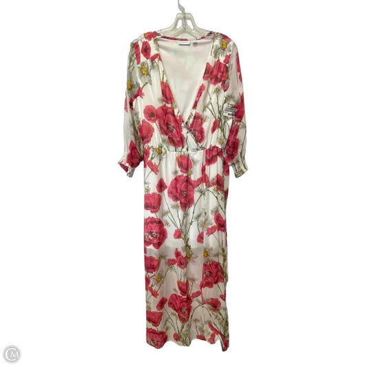 Dress Party Long By New York And Co In Floral Print, Size: 12