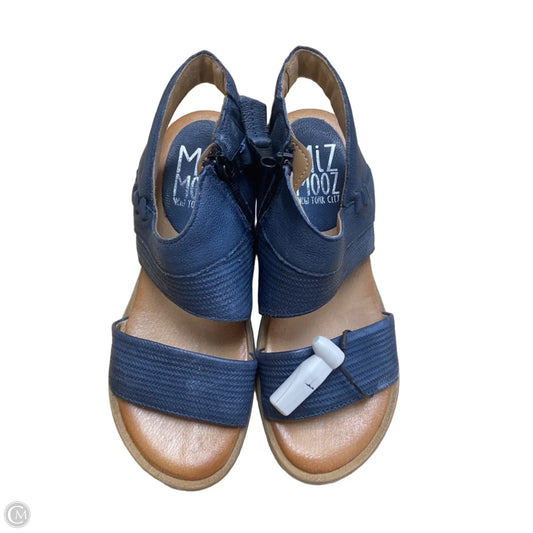 Sandals Flats By Miz Mooz In Blue, Size: 5