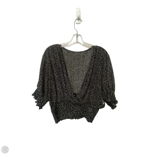 Top Short Sleeve By Cmf In Polkadot Pattern, Size: 3x