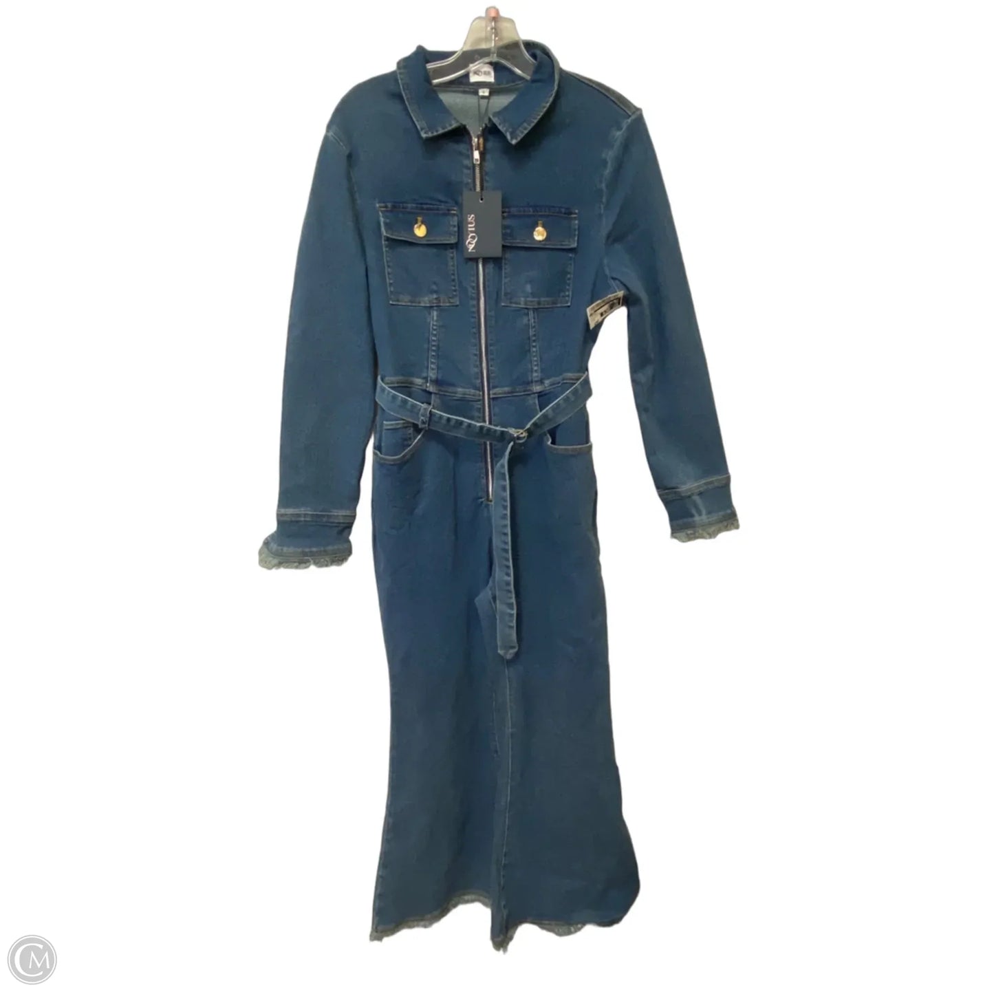 Jumpsuit By Cmb In Blue Denim, Size: S