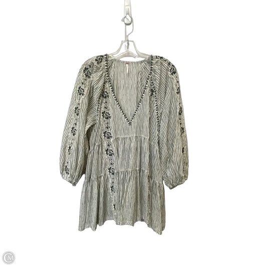 Tunic Long Sleeve By Free People In Striped Pattern, Size: L