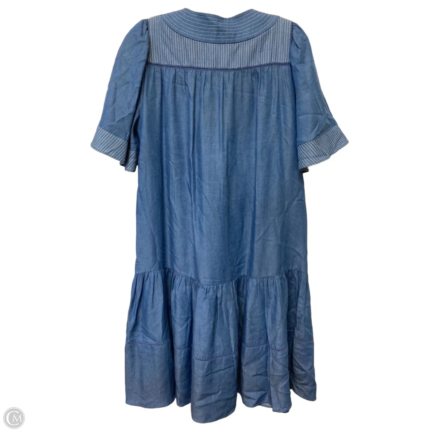 Dress Designer By Kate Spade In Blue Denim, Size: S