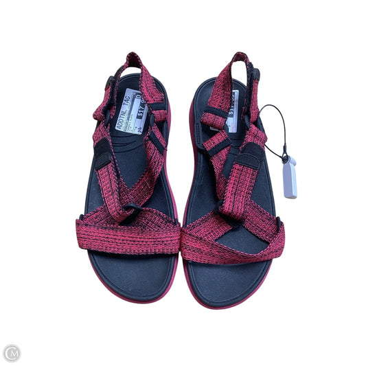 Sandals Flats By Fitflop In Pink, Size: 8