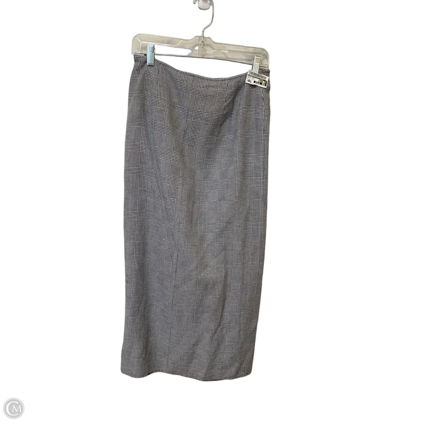 Skirt Maxi By Lauren By Ralph Lauren In Black & White, Size: 8