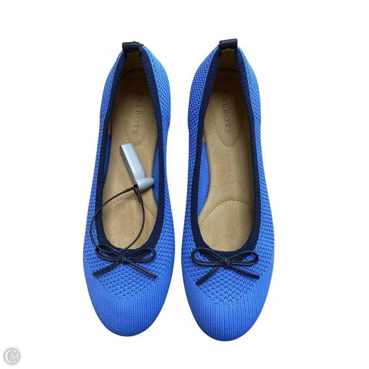 Shoes Flats By Talbots In Blue, Size: 10.5