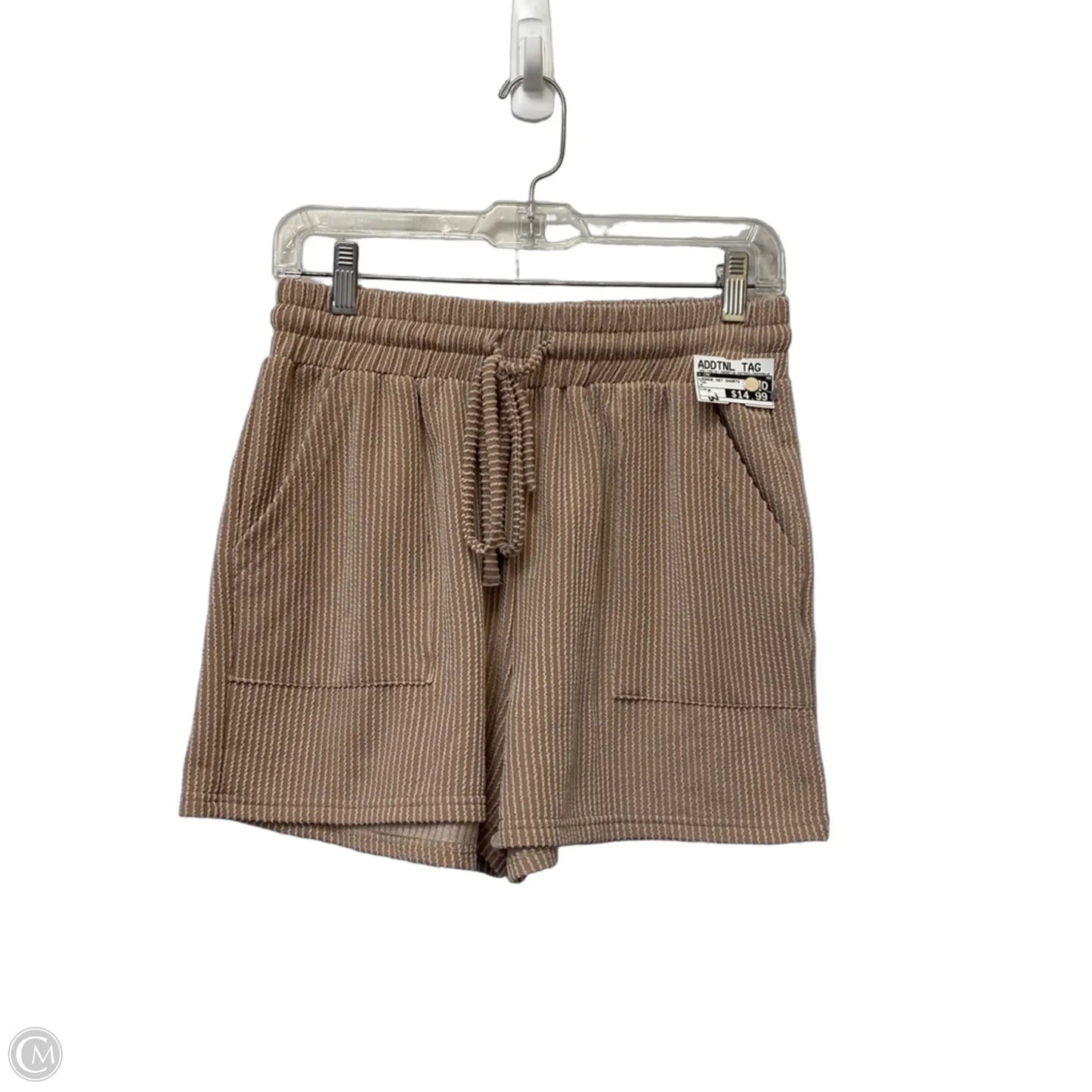 Lounge Set Shorts By Cmf In Tan, Size: M