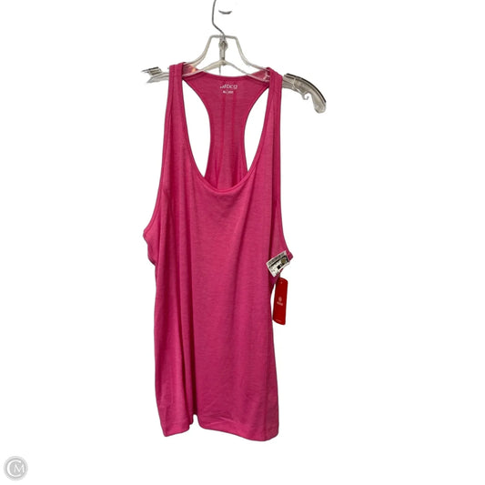 Athletic Tank Top By Bcg In Pink, Size: Xl