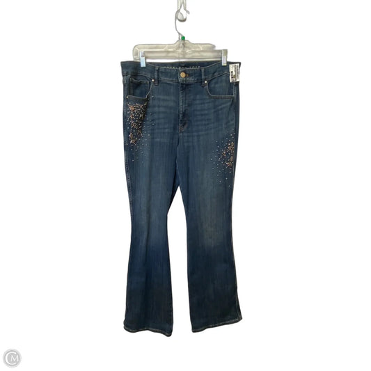 Jeans Flared By White House Black Market In Blue, Size: 12