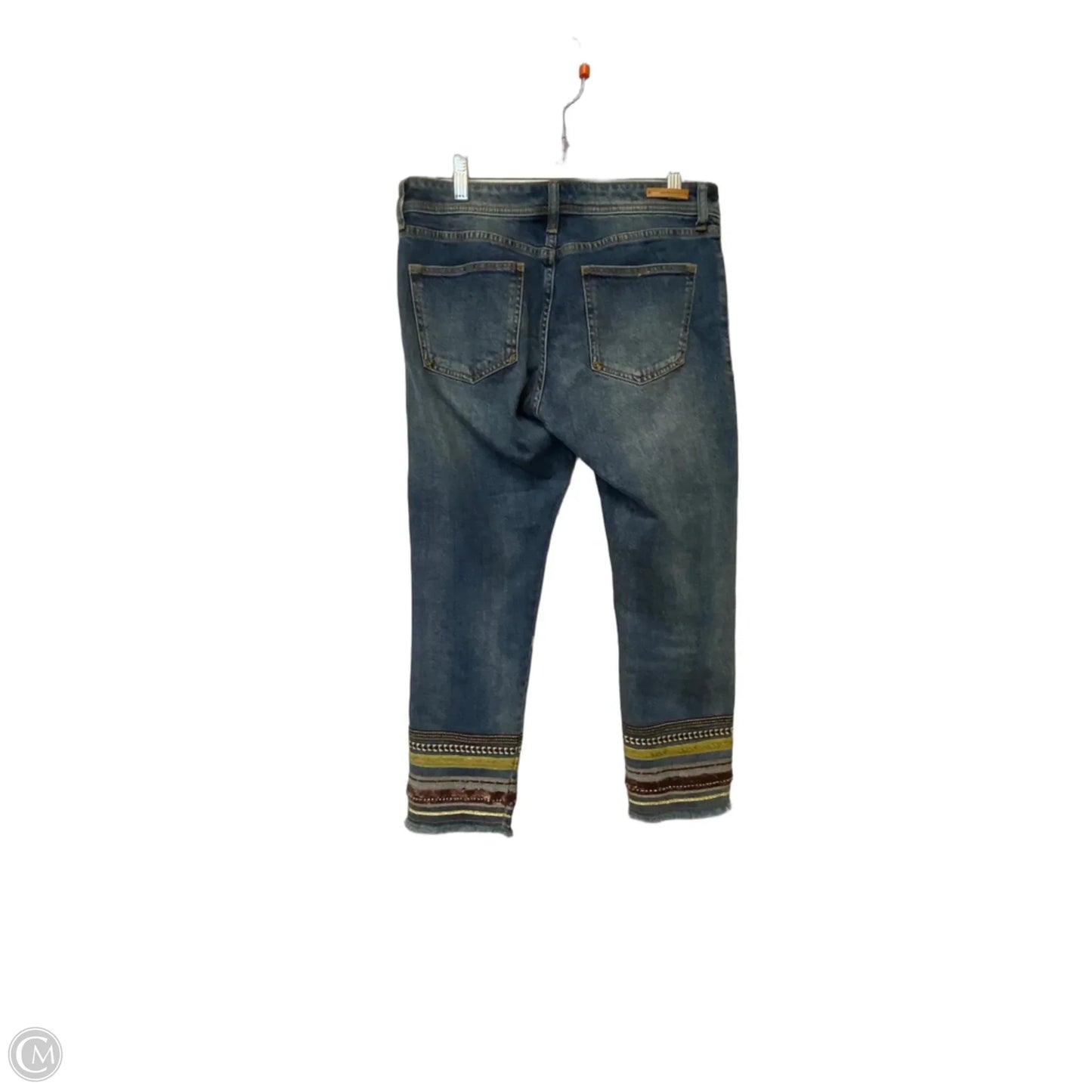 Jeans Straight By Pilcro In Blue Denim, Size: 4p