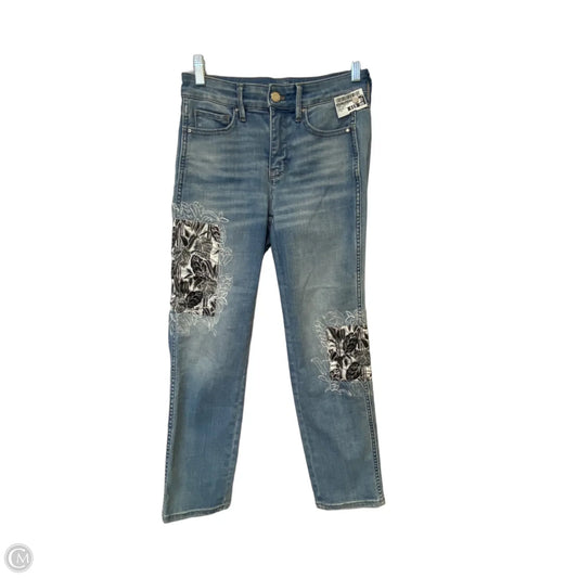 Jeans Straight By White House Black Market In Blue Denim, Size: 0